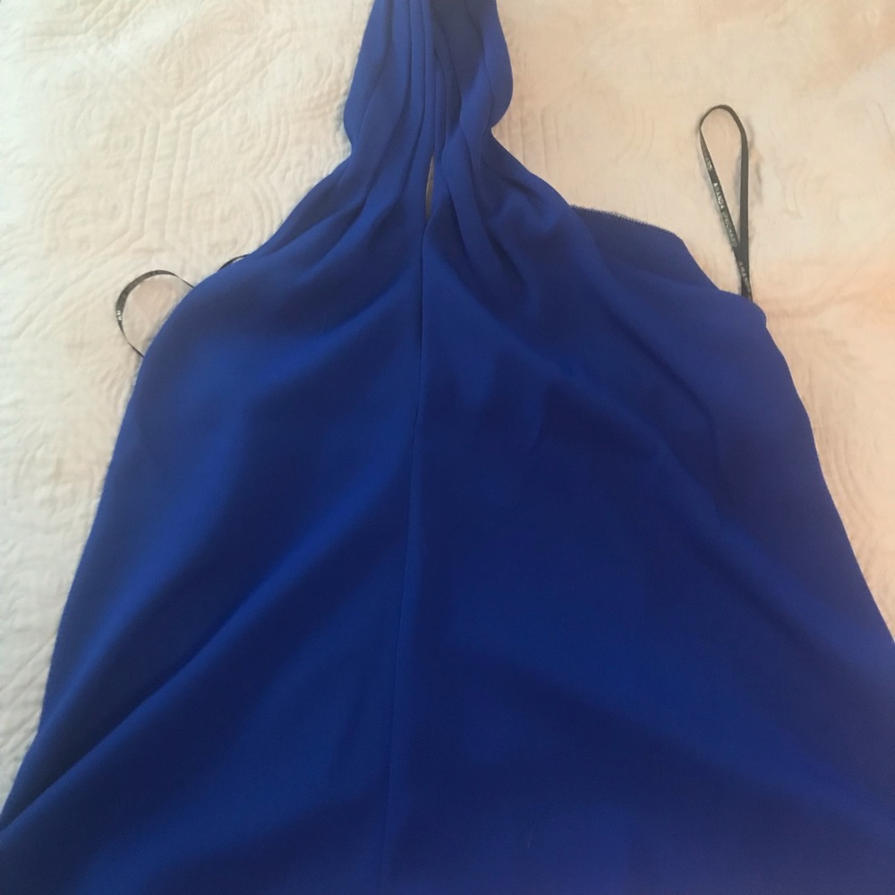 Blue halter top from Amanda Uprichard